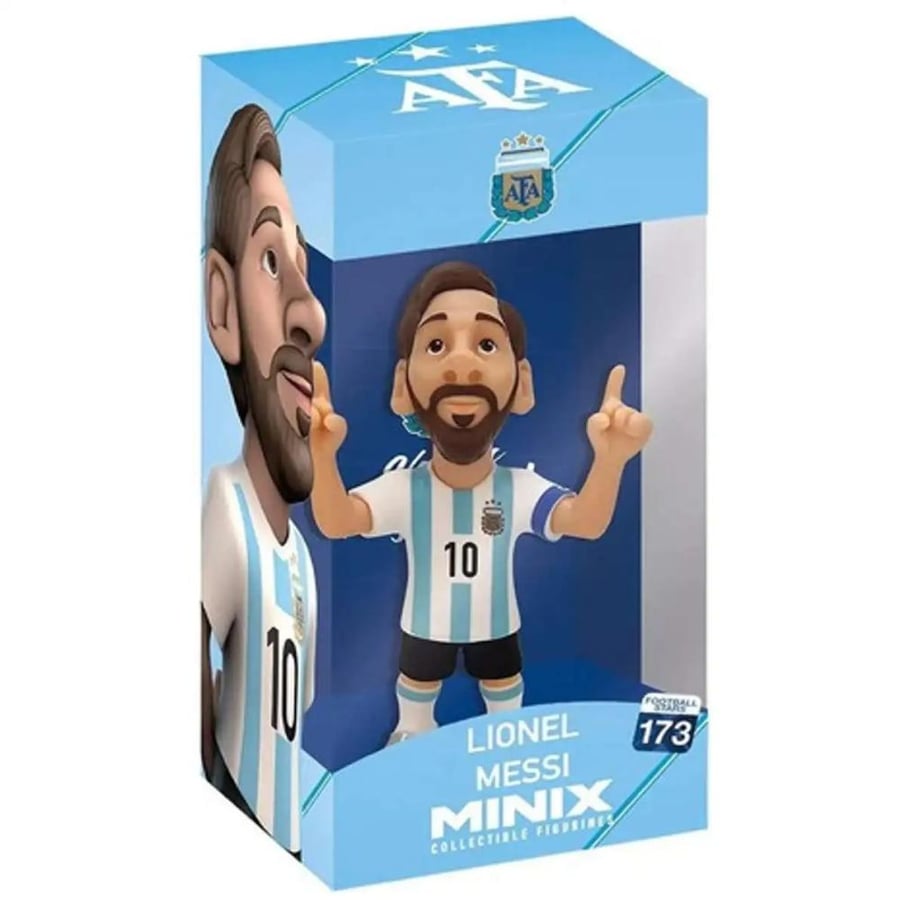 مجسم MINIX القابل للجمع للاعب ليونيل ميسي (النادي الأرجنتيني) - (12 سم)