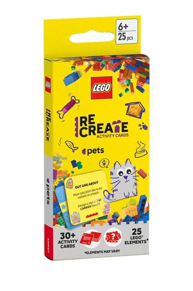 LEGO ليغو - بطاقات أنشطة "إعادة الابتكار" (الحيوانات الأليفة)