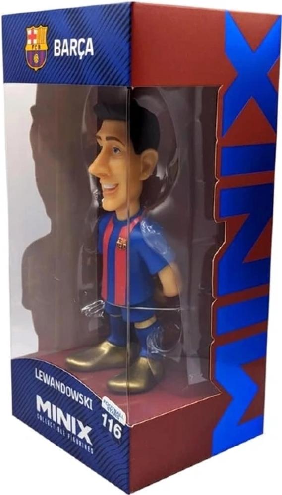 مجسم Minix القابل للاقتناء للاعب روبرت ليفاندوفسكي (نادي برشلونة)