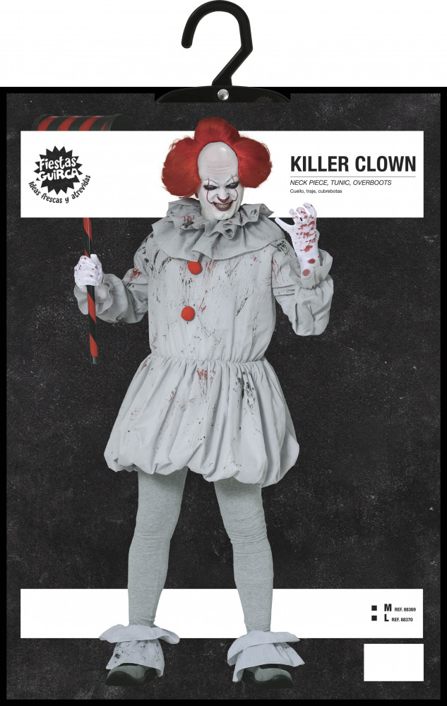 ADULT KILLER CLOWN SIZE 52-54 (88370)