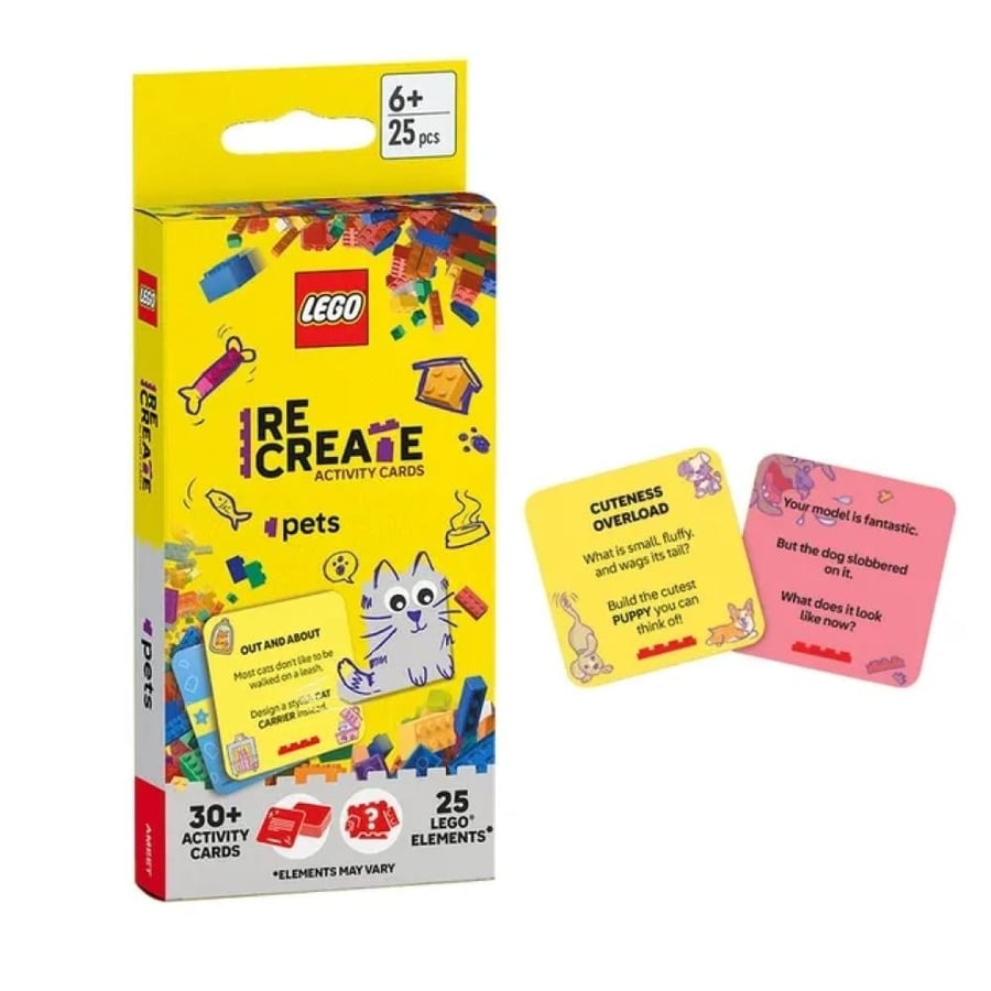 LEGO ليغو - بطاقات أنشطة "إعادة الابتكار" (الحيوانات الأليفة)