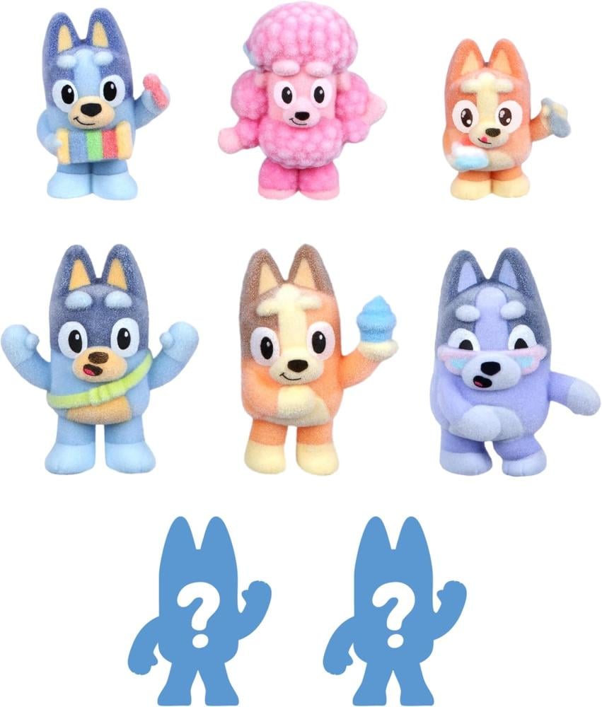 مجموعة مجسمات "Bluey Fuzzies" الفاخرة