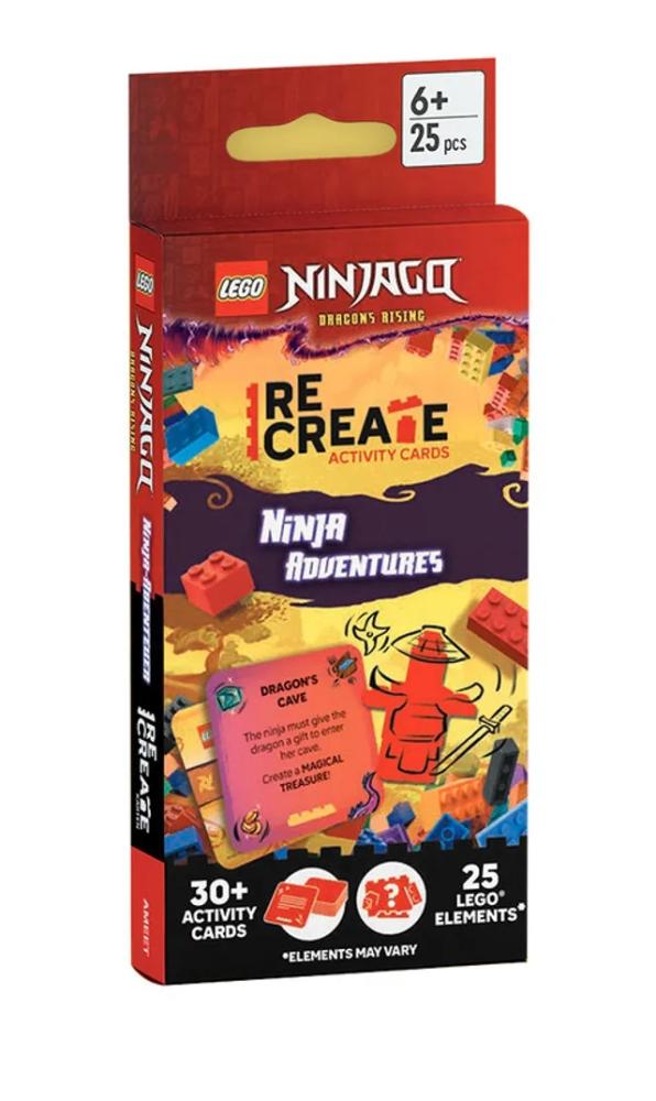 LEGO ليغو - بطاقات أنشطة "إعادة البناء" (مغامرات نينجا نينجاغو)