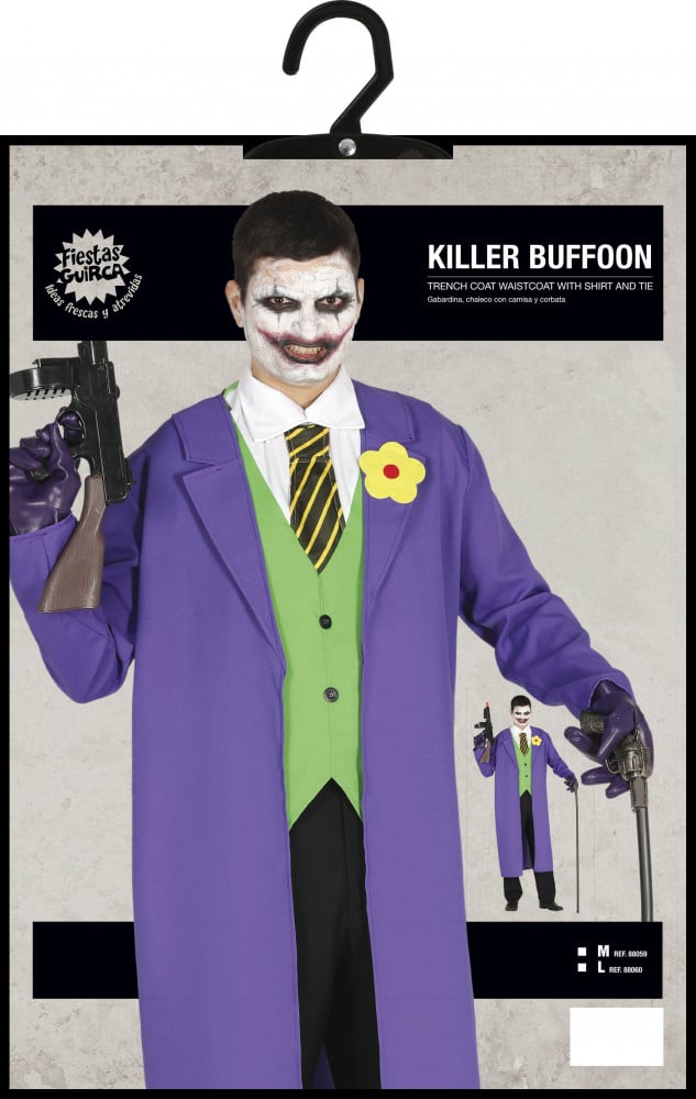 ADULT ASSASSIN JESTER SIZE M 48-50 (88059)