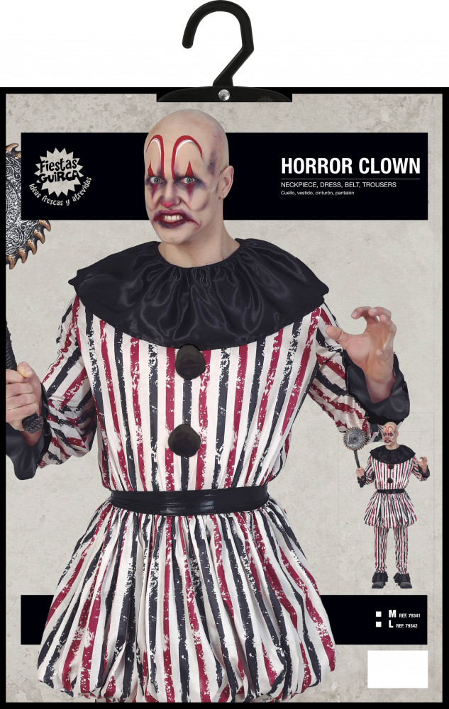 CLOWN TERROR ADULT MALE 48-50 M (79341)