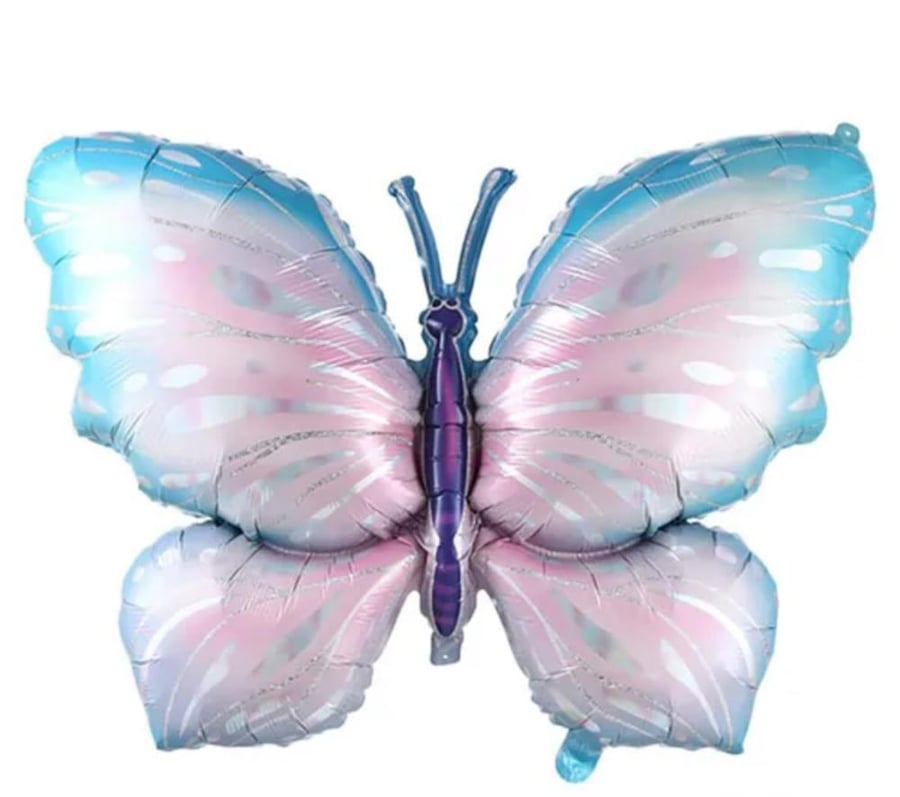 Foil balloon in the shape of a butterfly
