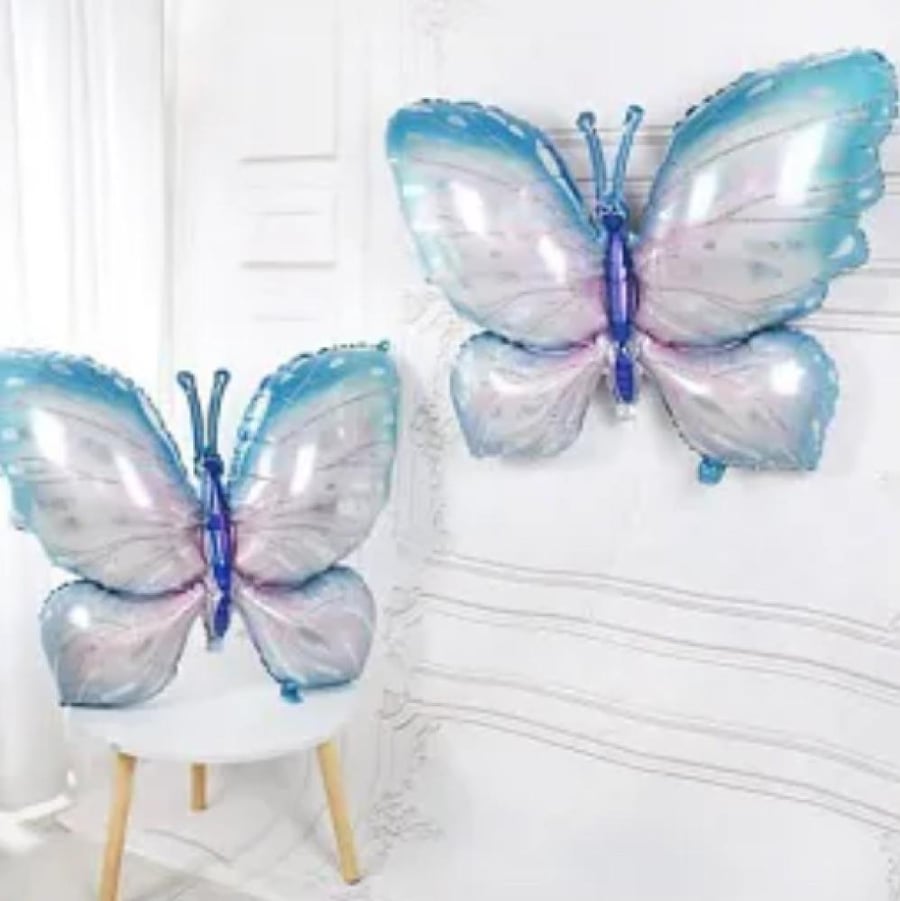 Foil balloon in the shape of a butterfly