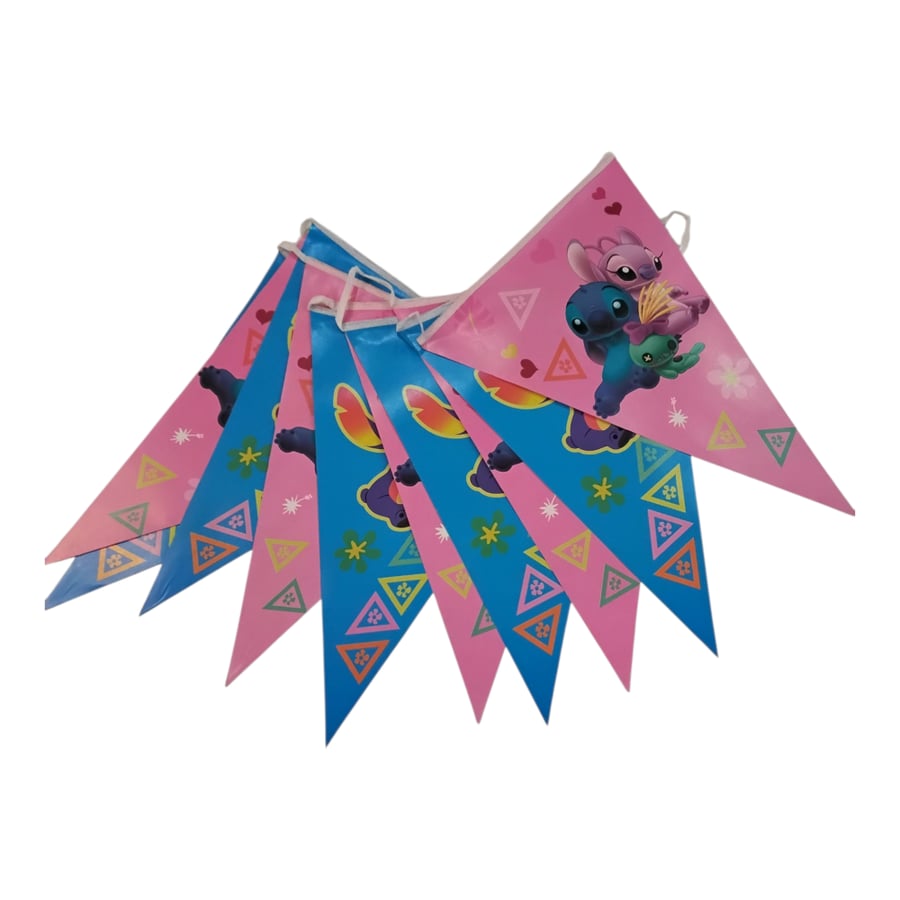 Paper decorations triangles theme sticker