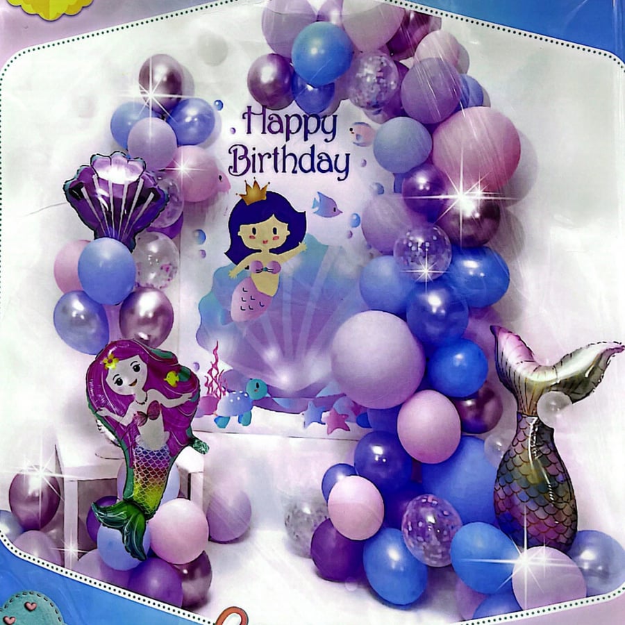 Celebration set with sea creature theme