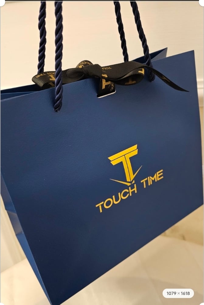 ساعة نسائي ماركة TOUCH TIME ضد الماء ضمان سنتين مع الملحقات