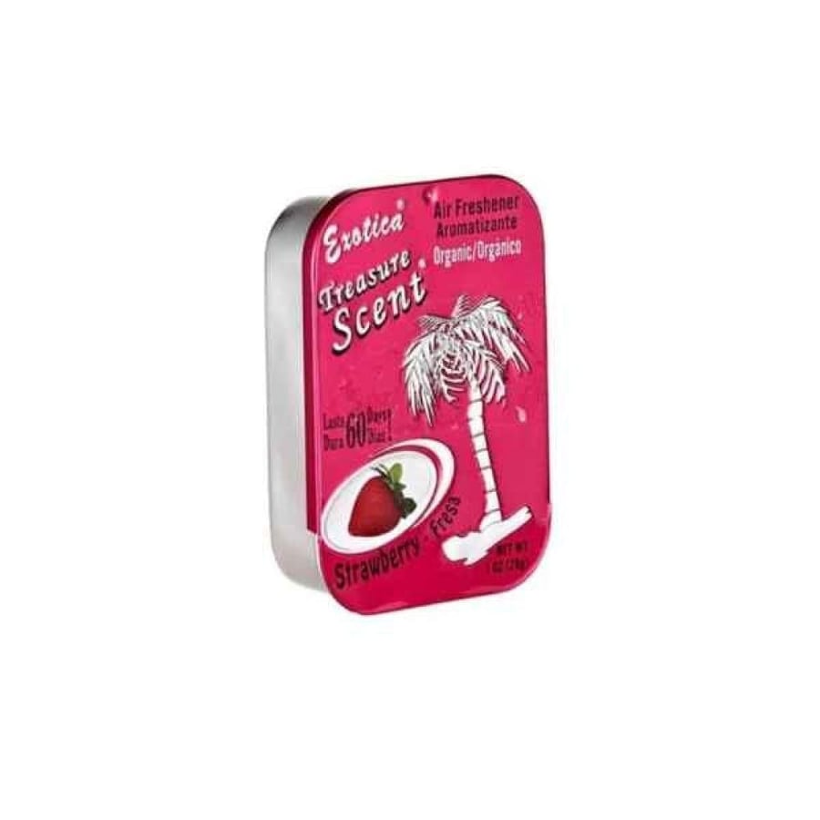 اكزوتيكا معطر سيارة امريكي برائحة الفروالة - معطر علب سحب