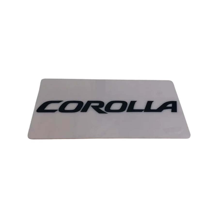 Corolla plaque