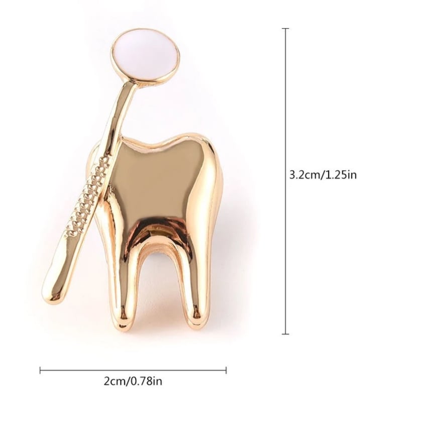 بروش الاسنان| Medical brooch D29