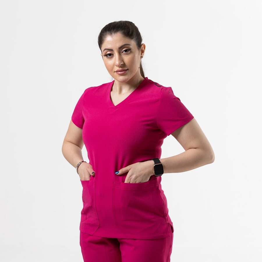 Pink medical scrub Uniform | women scrubs