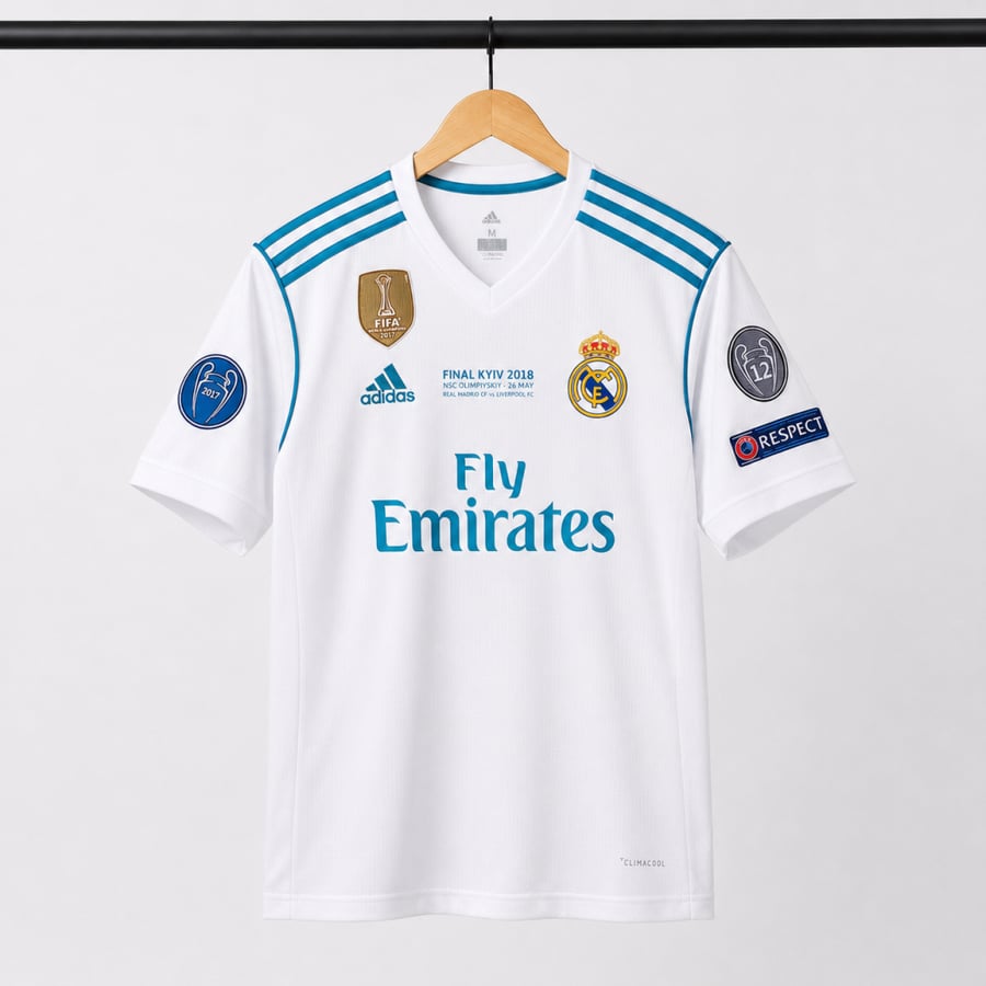 تيشيرت ريال مدريد الاساسي كلاسيك 2017-2018
