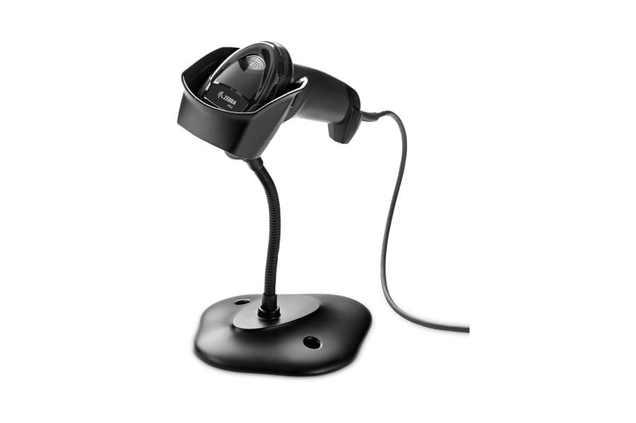 قارئ باركود Zebra DS2208 2D (مع حامل)