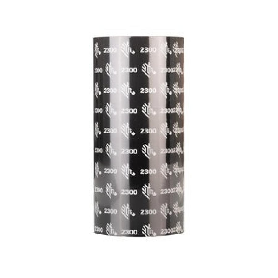 شريط حبر زيبرا أصلي Zebra 2300 Original Wax Ribbon مقاس 110mm x 450m رقم الحبر 02300BK11045