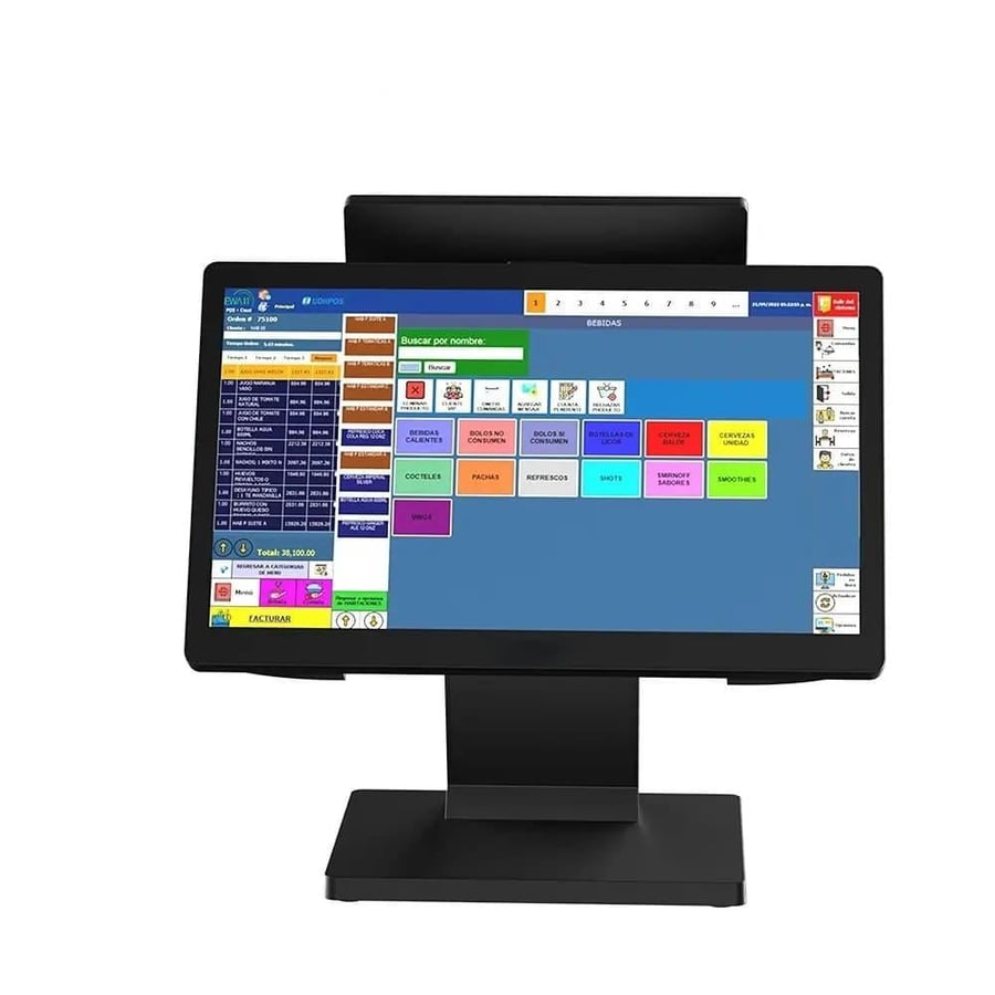 جهاز كاشير لمس معالج i7 مساحة 256 - ECOPOS ep-800-i74-156 شاشة 15.6 بوصة