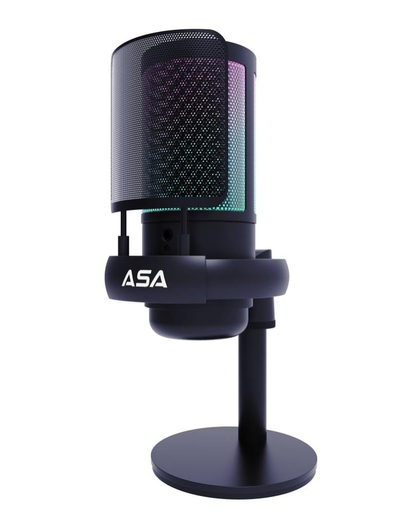 مايك قيمنق سكواد كاست من ASA - اسود
