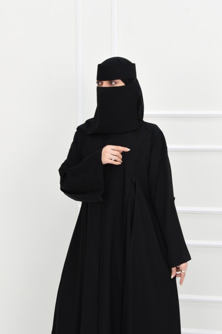 عباية كم مربع قصة اماراتى قماش نواعم - عرض لا يقارن