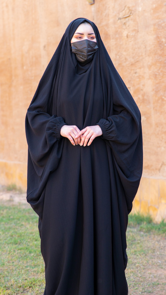 عباية lavania   بشت راس كم مطاط