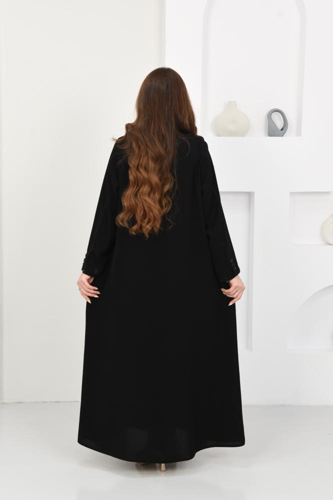 عبايه سودا كلاسيكي