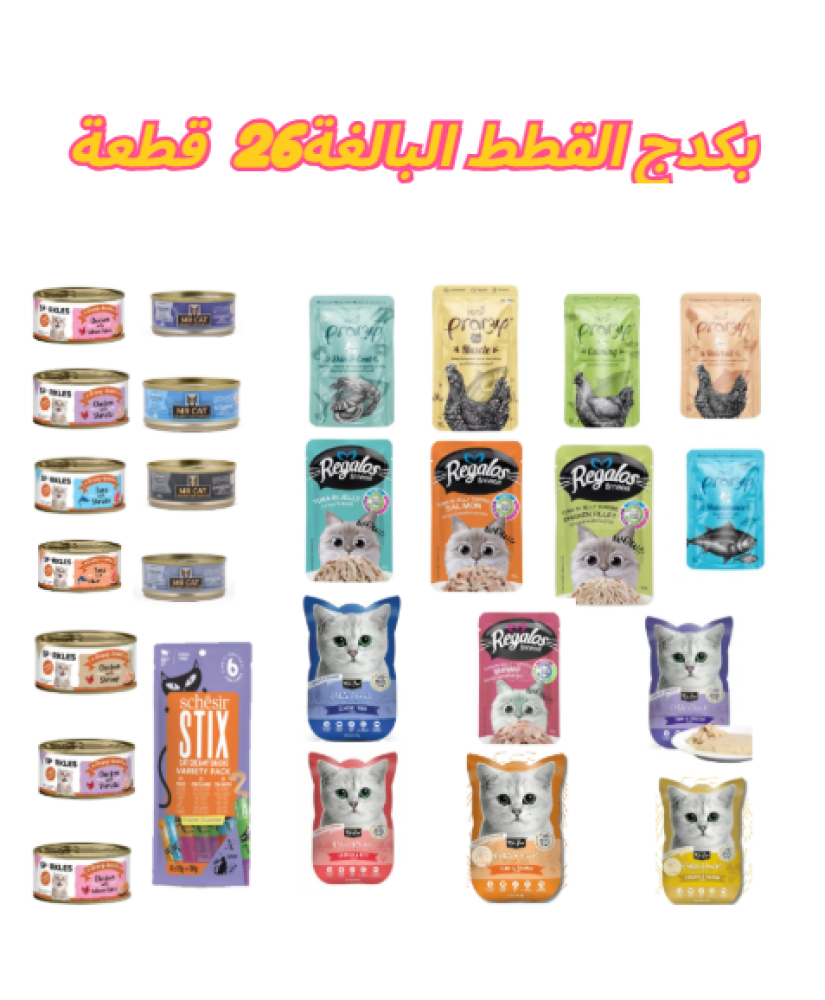 بكج اكل قطط رطب