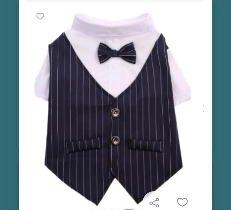ملابس قطط على شكل بدله المقاسات المتوفره xxl-xl-الوان مختلفة