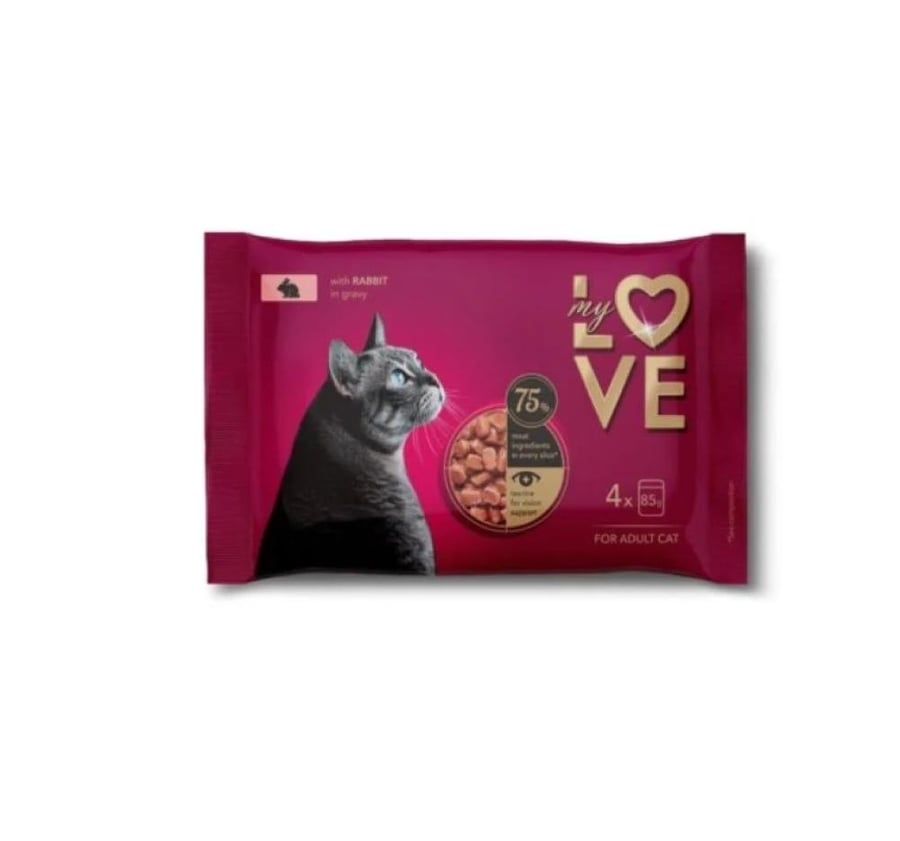 ماي لوفMY LOVE اربع اظرف طعام رطب