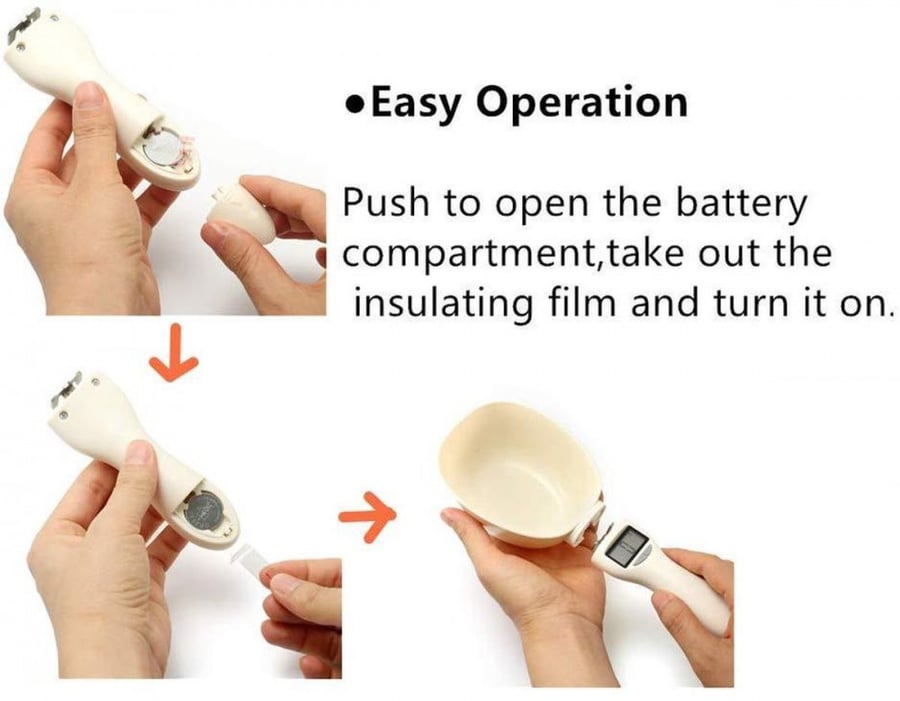Electronic food scoop
