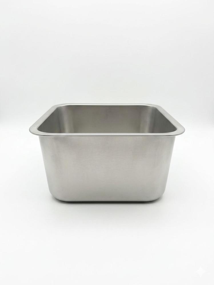 Small stainless steel liter box for small kittens deep model 14243