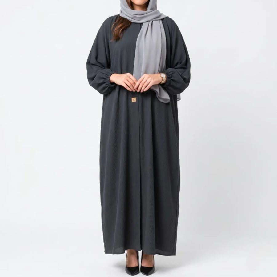 Colorful modest abaya - w5 -