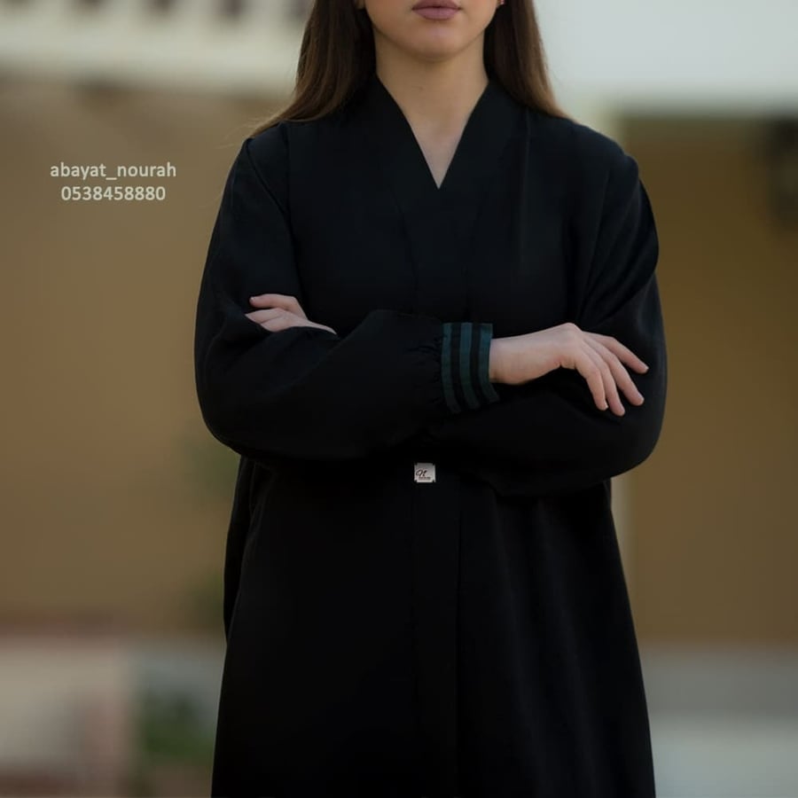 Plain practical daily abaya - 403