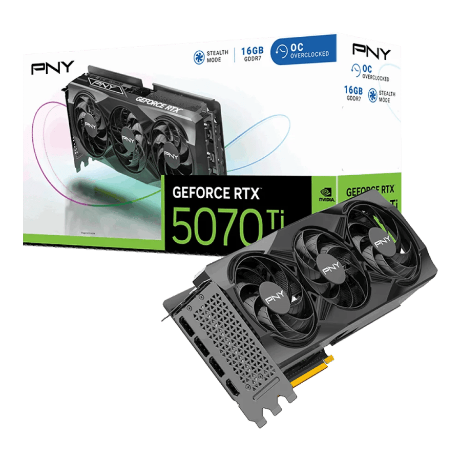 كرت شاشة  PNY RTX 5070 TI OC  16GB