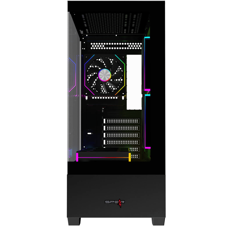 كيس بي سي قيمنق احترافي TURM 6E Gaming Case - أسود