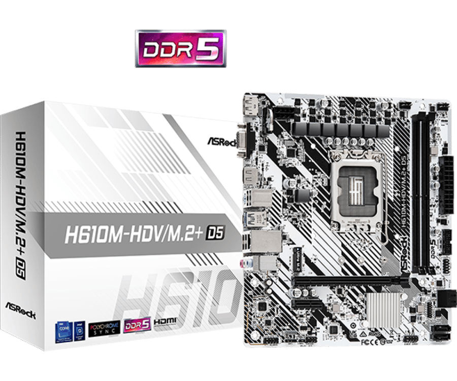 مذربورد ASRock H610 white