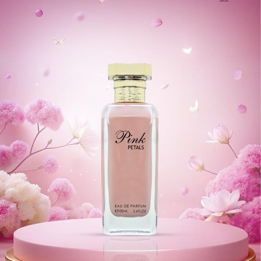 Pink details or perfume