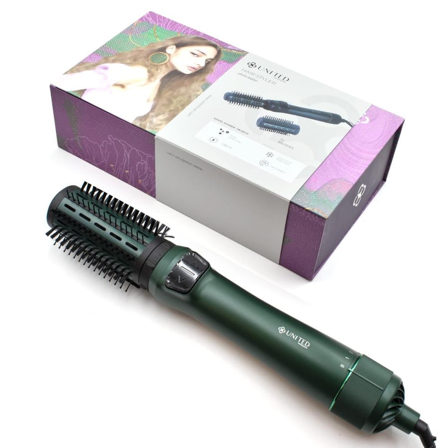 مصفف شعر بفرشتين من يونايتد HB-8452E