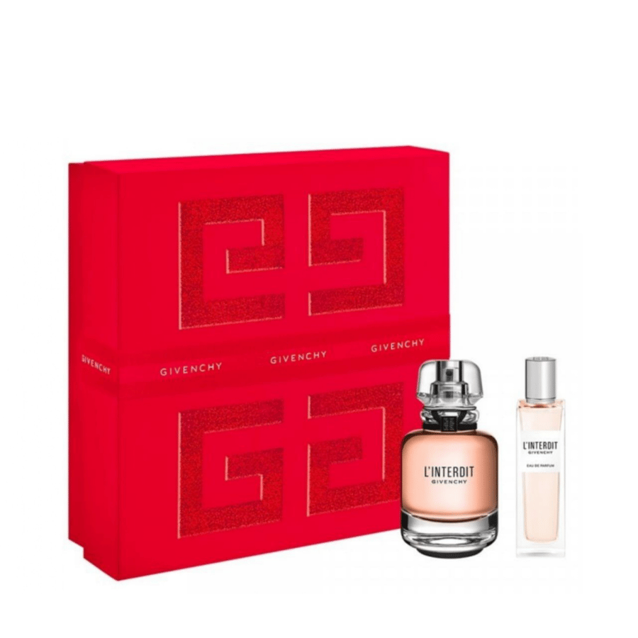 مجموعة جيفنشي لانترديت او دي بارفان (عطر 50ملي + بخاخ عطر 15ملي)