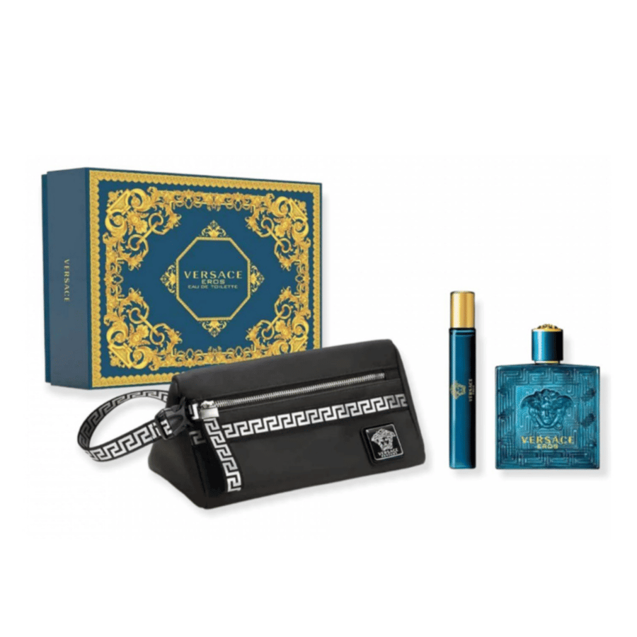 مجموعة فرزاتشي ايروز او دي تواليت (عطر 100ملي + حقيبة يد + بخاخ عطر 10ملي)