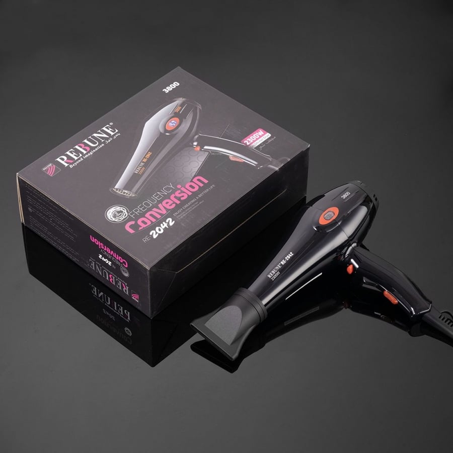 Hair dryer from Ripon 2200 watts with digital screen RE-2042