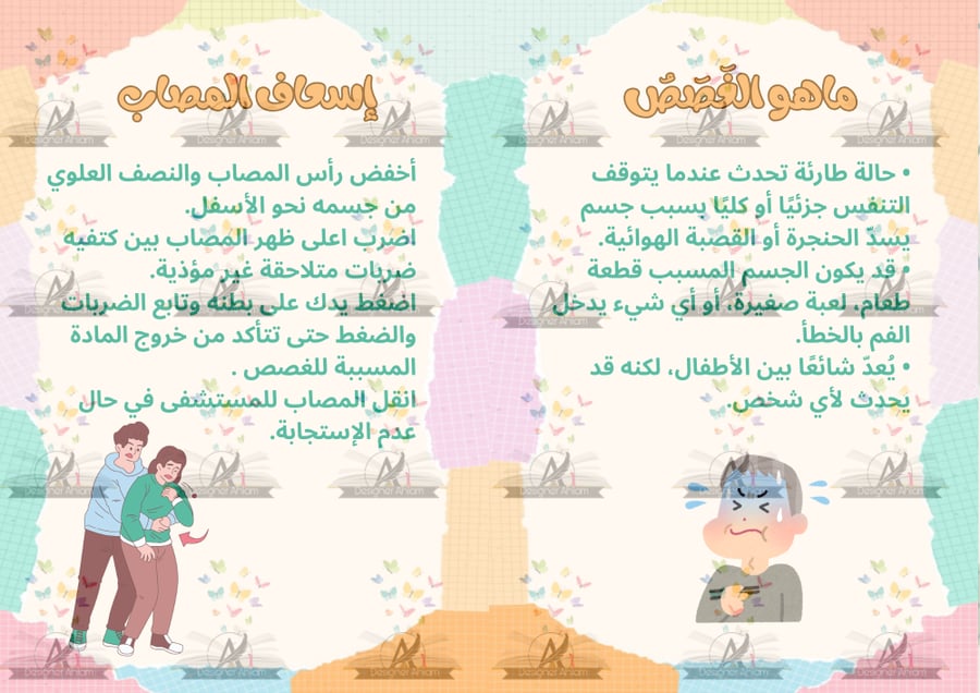 مطوية الغصص رابع ابتدائي