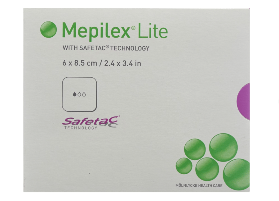 ضماد للتقرحات رغويه سيليكون Mepilex Lite