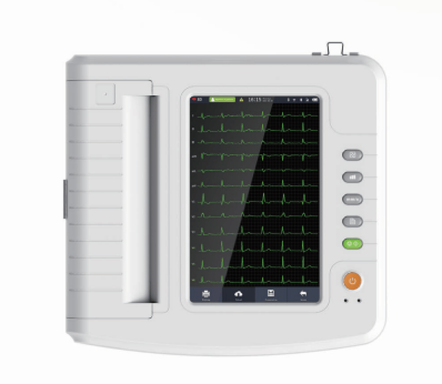 جهاز تخطيط القلب الكهربائي 12 قناه ECG1212G