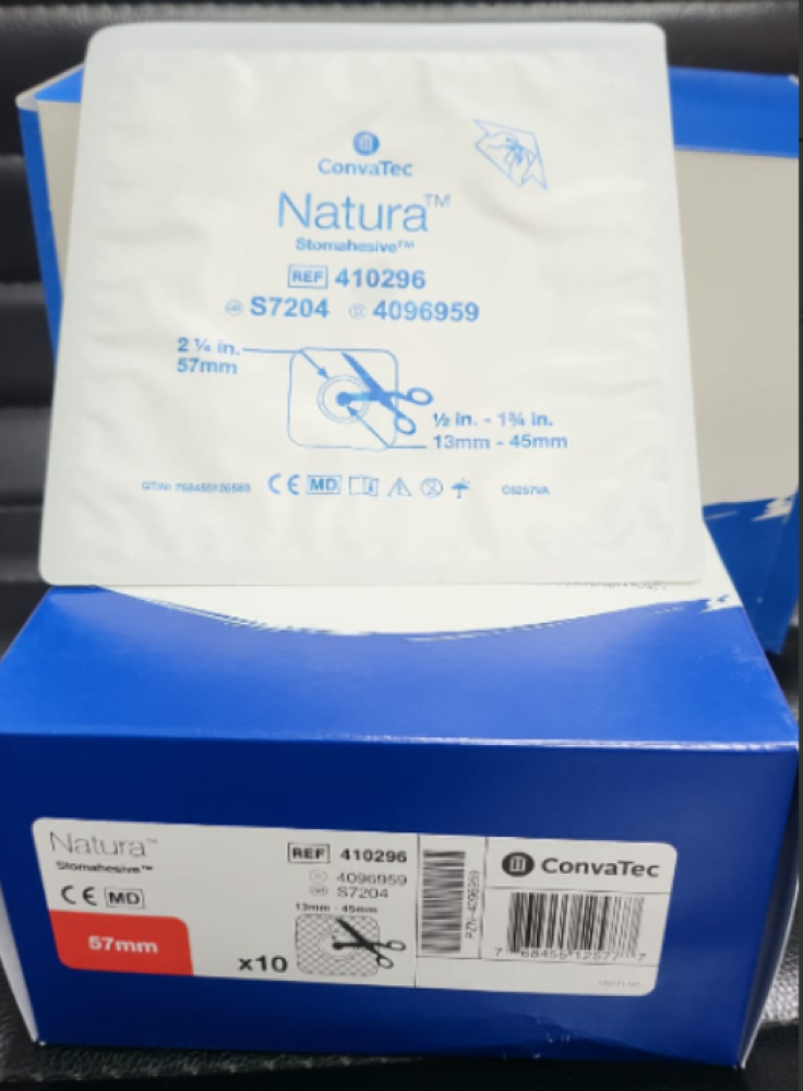 قاعدة لفتحة المفاغرة مرنة مقاس 57m موديل 410296 (  CONVATEC NATURA )