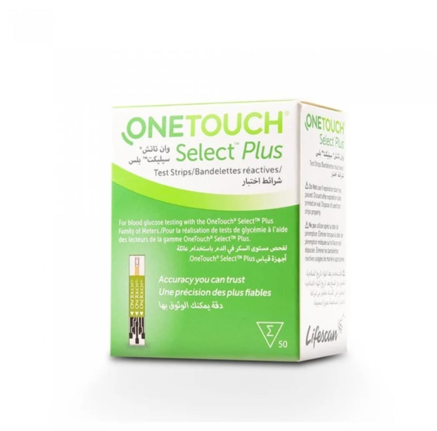 شريط سكر ONETOUCH Select Plus