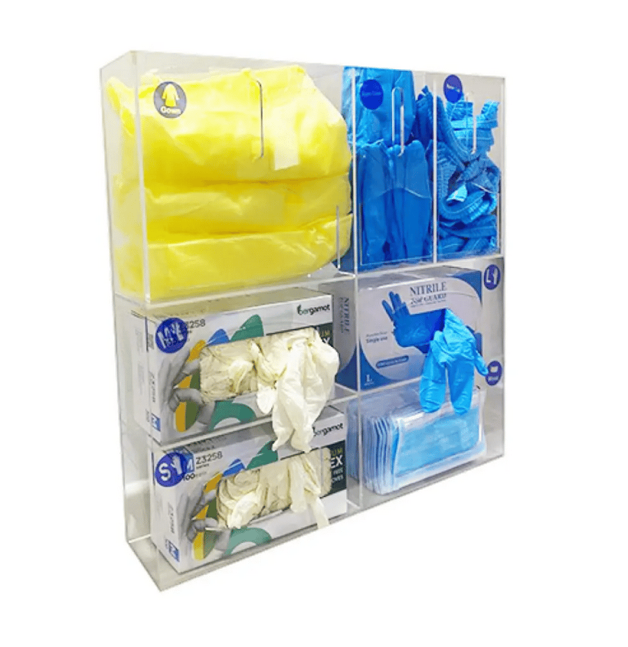 صندوق إسعافات شفاف منظم للأدوات وطني ORGANIZER BOX