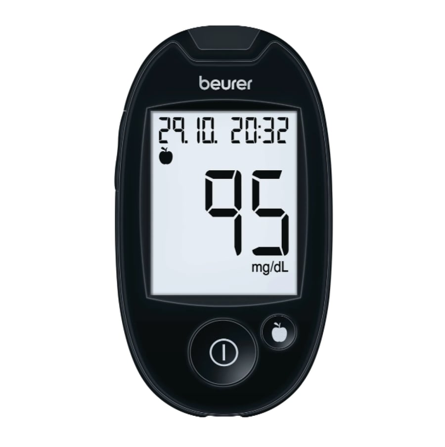 شرائط اختبار سكر الدم 50 شريط BEURER GL44 Lean