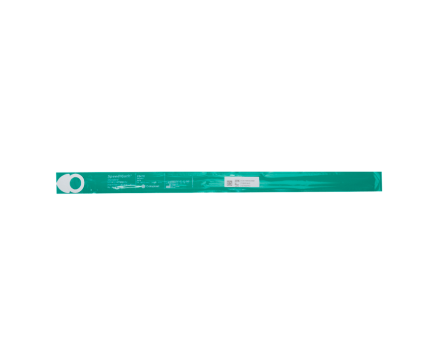 مقاس 16 / 28416 قسطرة مغطاة بمادة مزلقة جاهزة مع المحلول المزلق جمع البول رجالي Coloplast Speedicath compact