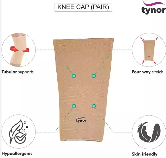 مشد للركبه 2 حبه موديل TYNOR D-04